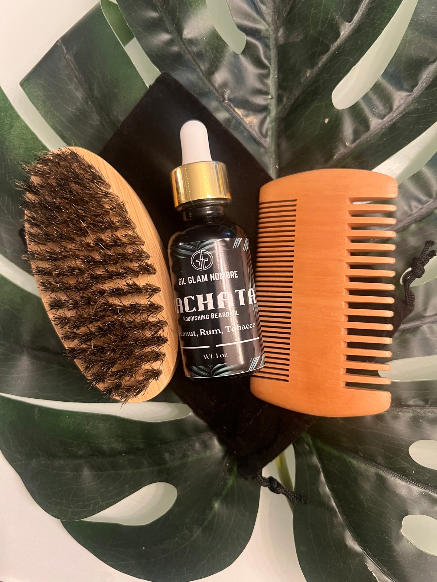 Gil Glam Beard Brush and Comb Set